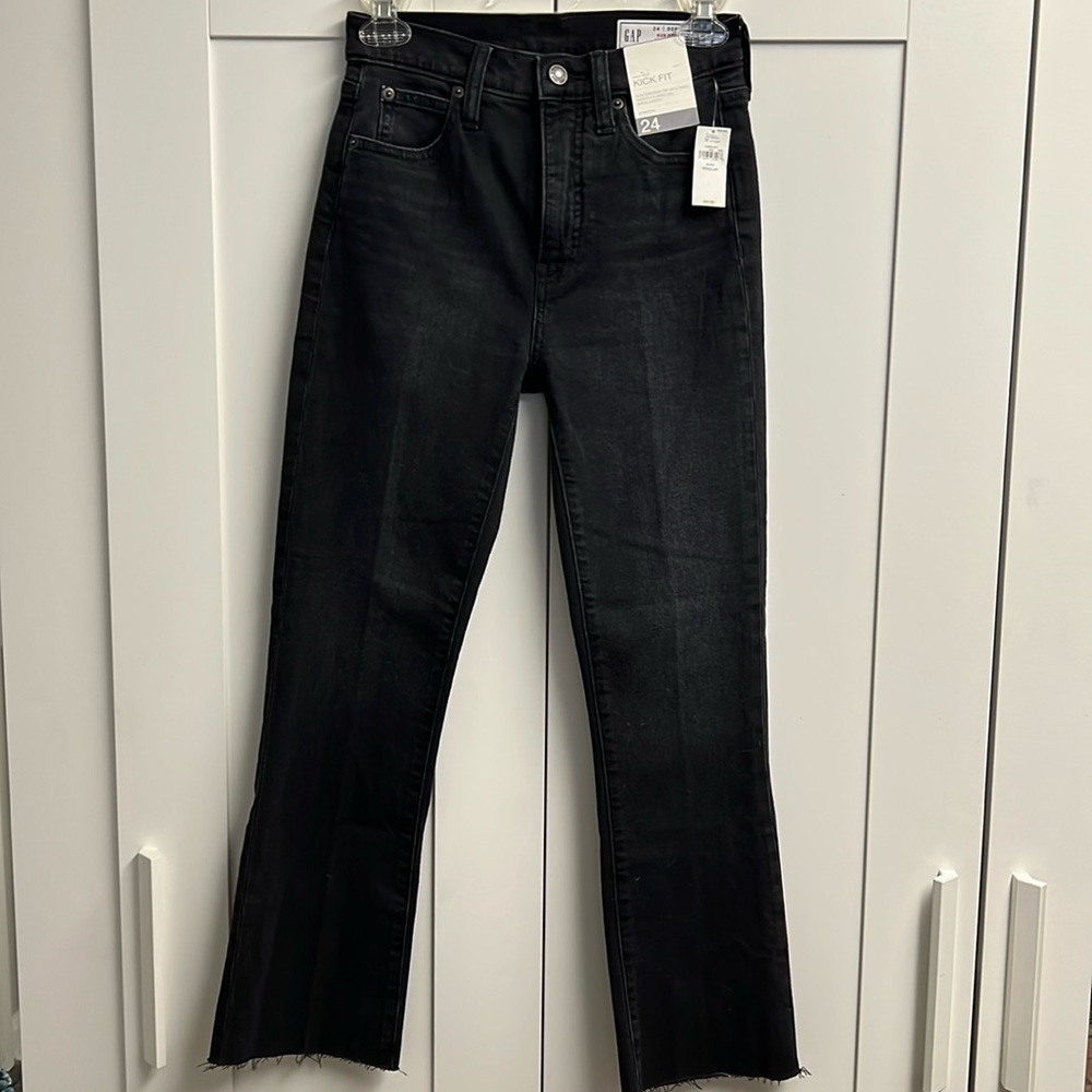 NEW GAP High Rise Kick Fit Jeans Size 24 / 00R